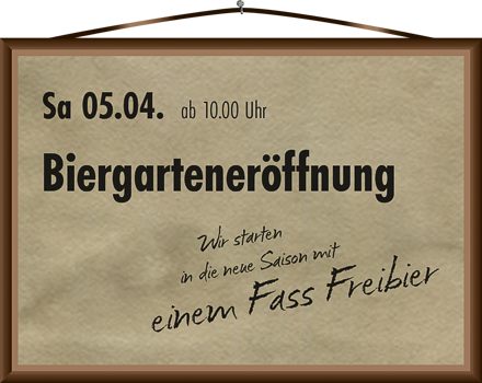 Biergarteneröffnung